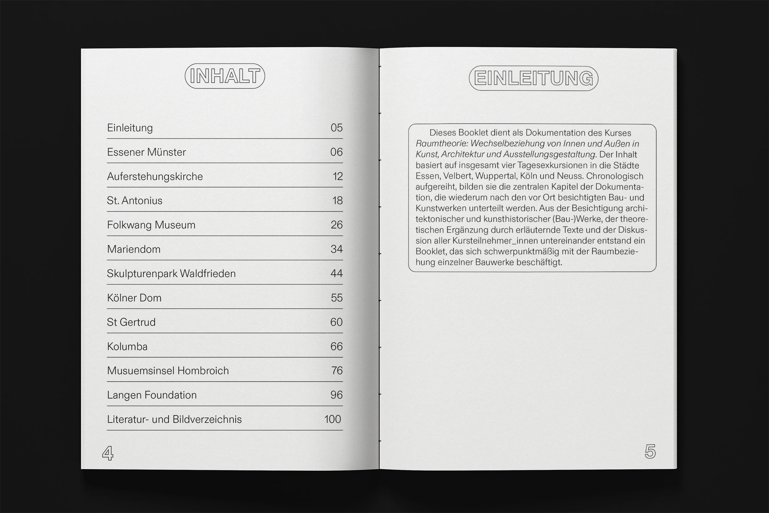 Raumtheorie book documentation