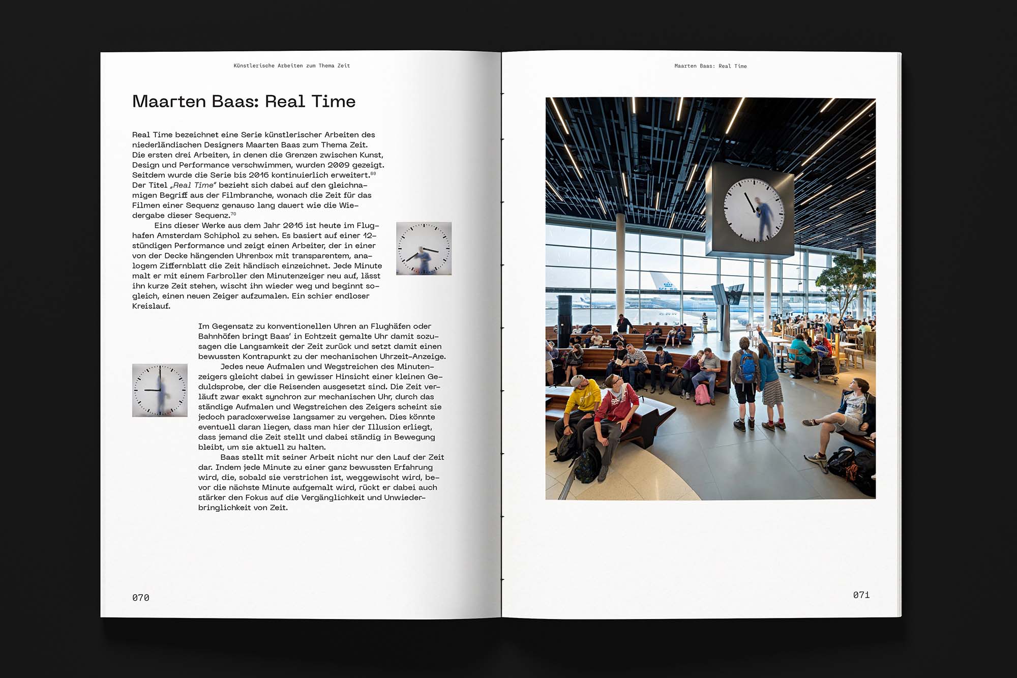 Zeit zeigen Master Arbeit Robert Sander Buch