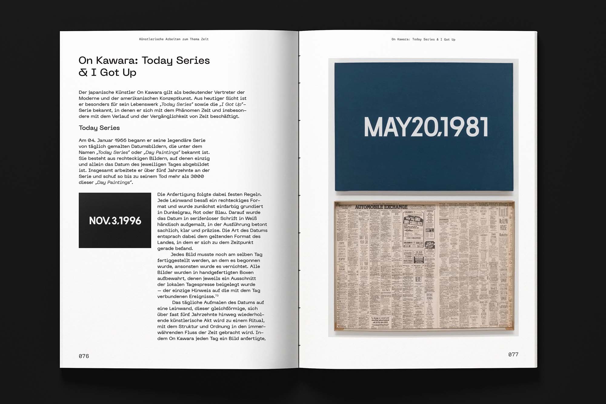 Zeit zeigen Master Arbeit Robert Sander Buch