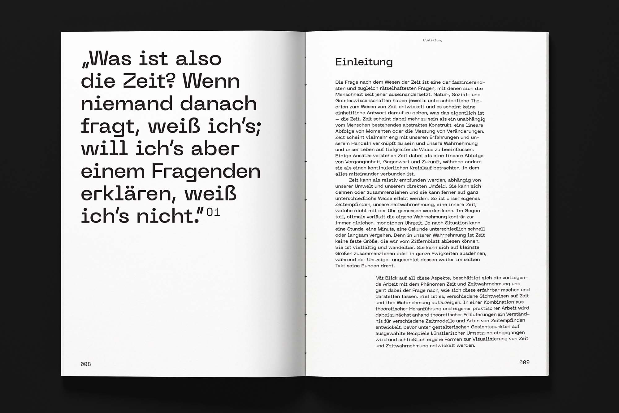 Zeit zeigen Master Arbeit Robert Sander Buch